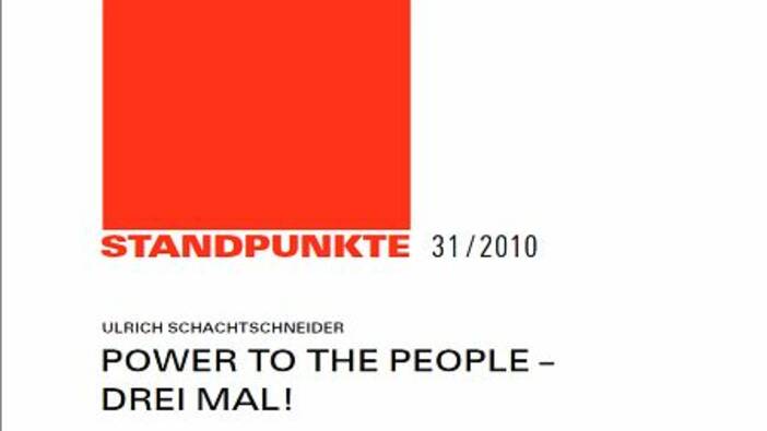 Power to the people – drei mal!