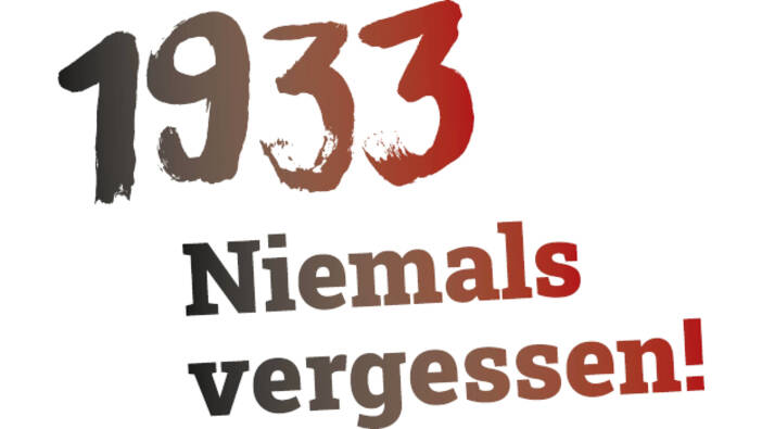«1933 Niemals vergessen!»